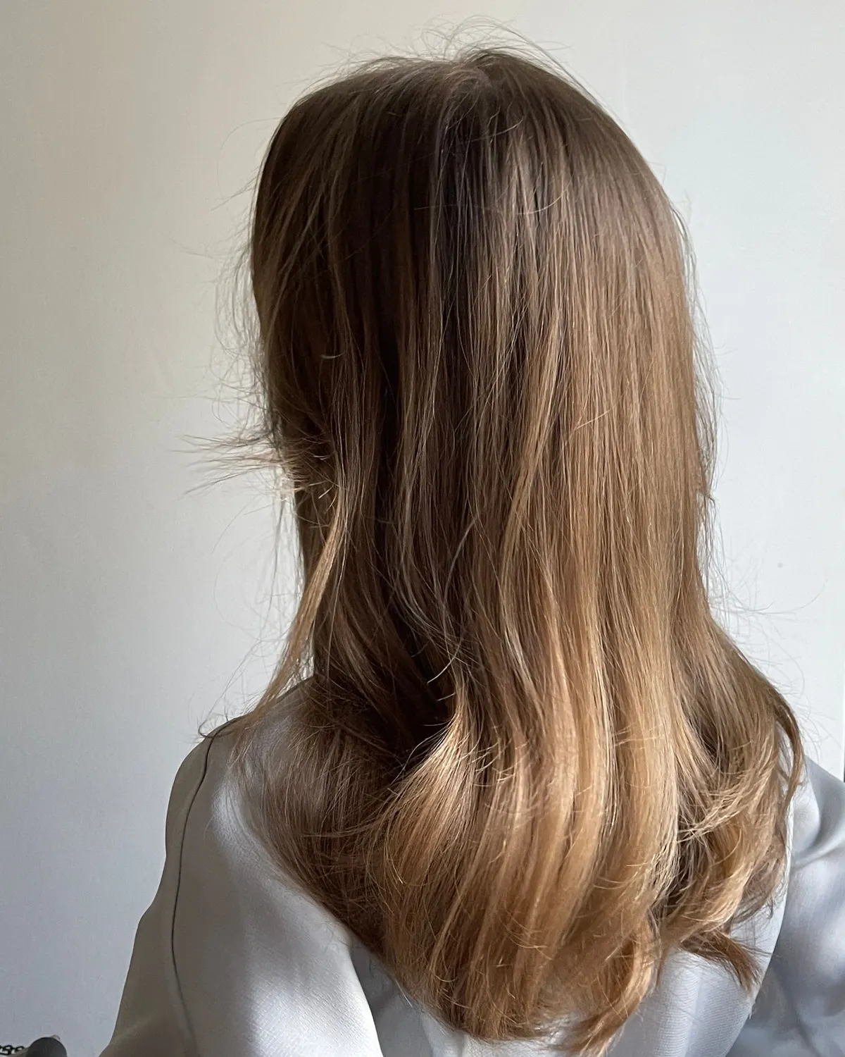 Hladké délky po keratinu